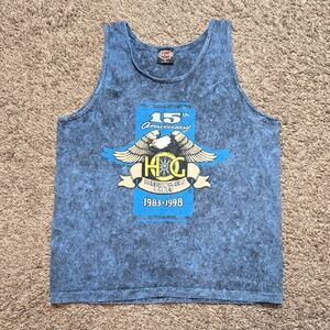 Harley Davidson Motorcycle 15th Anniversary Large Shirt Tank Top